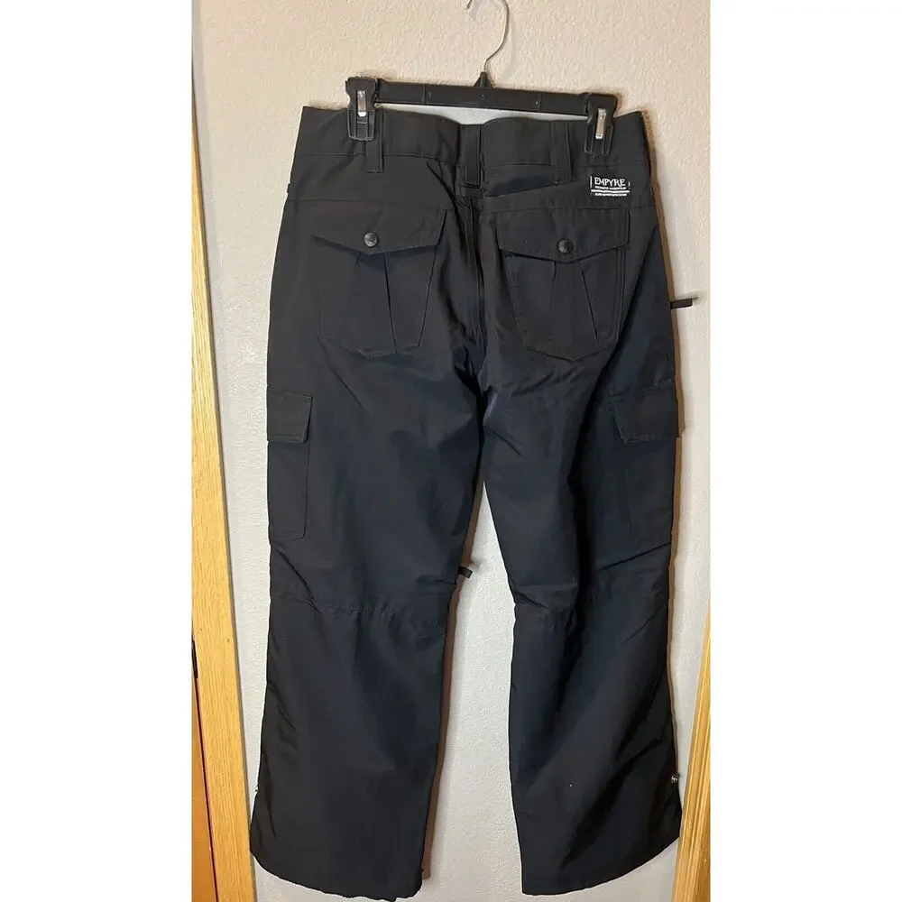 Womens EMPYRE Technical Pants 10,000 MM Waterproof Ski Snowboard Black Sz Small